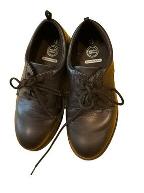 Wonder Nation Boys' Size 13 in Little boy’s Black Lace-Up Casual Shoes